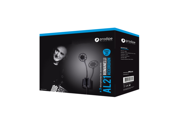 Prodipe PROAL21 | Kit 3 microfoni per fisarmonica AL21