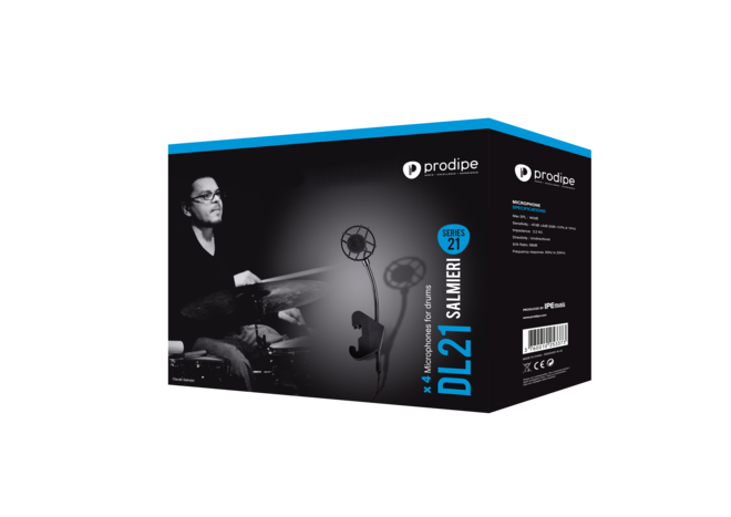 Prodipe PRODL21 | Kit 4 microfoni per batteria DL21