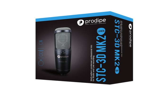 Prodipe PROSTC3DMK2 | Microfono a condensatore uni/bi/omnidirezionale