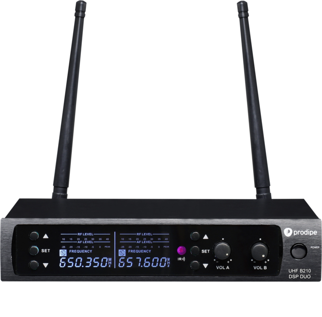 Prodipe PROUHFAL21DUOPAK | Sistema wireless per fisarmonica, con DSP, 2 body pack e tre microfoni per fisarmonica AL21