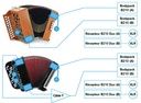 Prodipe PROUHFAL21DUOPAK | Sistema wireless per fisarmonica, con DSP, 2 body pack e tre microfoni per fisarmonica AL21