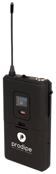 Prodipe PROUHFGL21DSPPAK | Sistema wireless per chitarra acustica, con DSP, bodi pack e microfono GL21