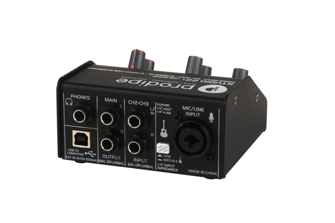Prodipe STUDIO22+ | Interfaccia AUDIO USB 2-in (1 x combo), 2-out
