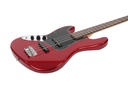 Prodipe JMFJB80LHRACAR | Basso elettrico 4 corde mancino, modello JB, colore candy red