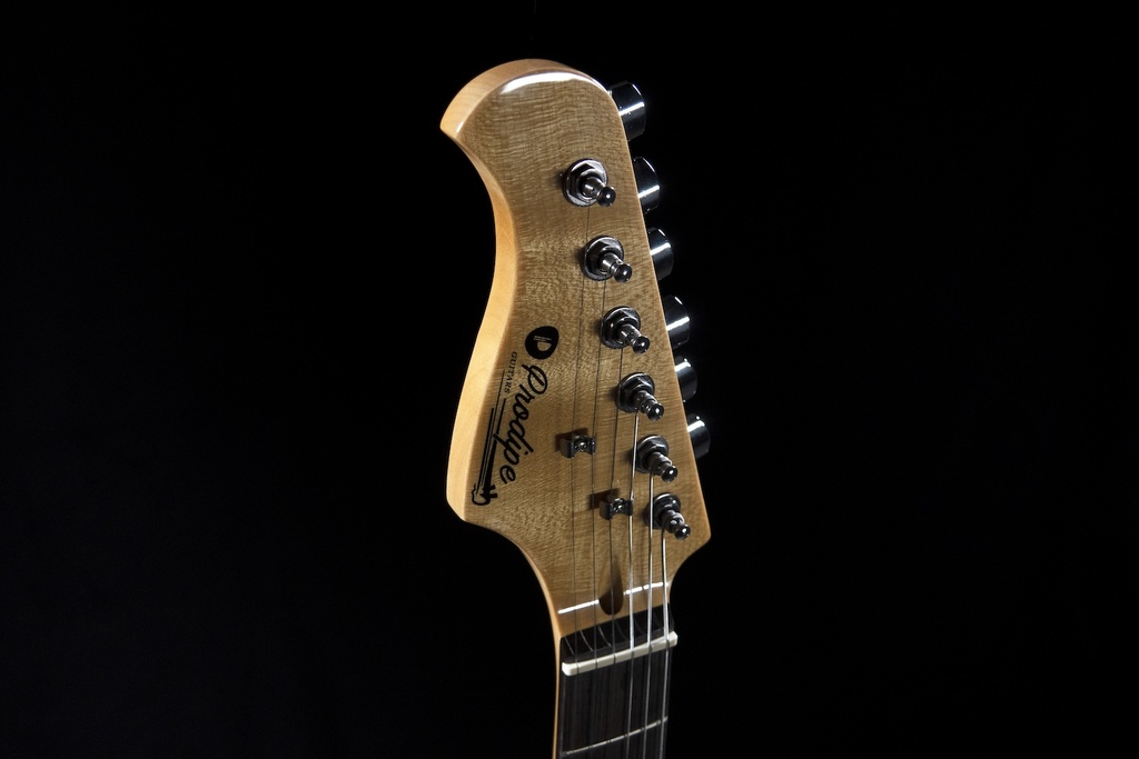 Prodipe JMFST83LHRACAR | Chitarra elettrica mancina, stile strato, HSS, candy red