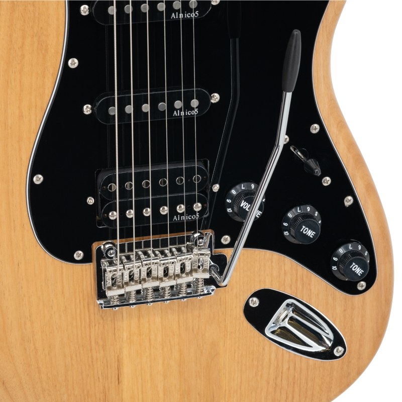 Prodipe JMFST93ALDER | Chitarra elettrica, stile strato, HSS + split
