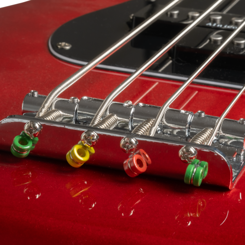 Prodipe JMFPBJUNIORCAR | Basso elettrico 3/4, 4 corde, modello PB, candy apple red