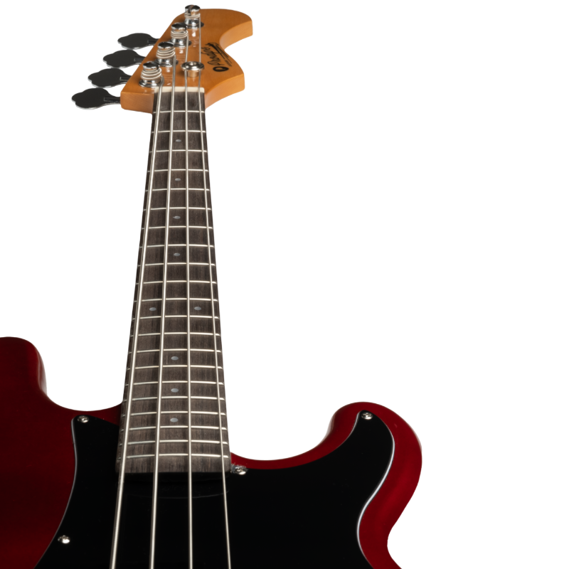 Prodipe JMFPBJUNIORCAR | Basso elettrico 3/4, 4 corde, modello PB, candy apple red