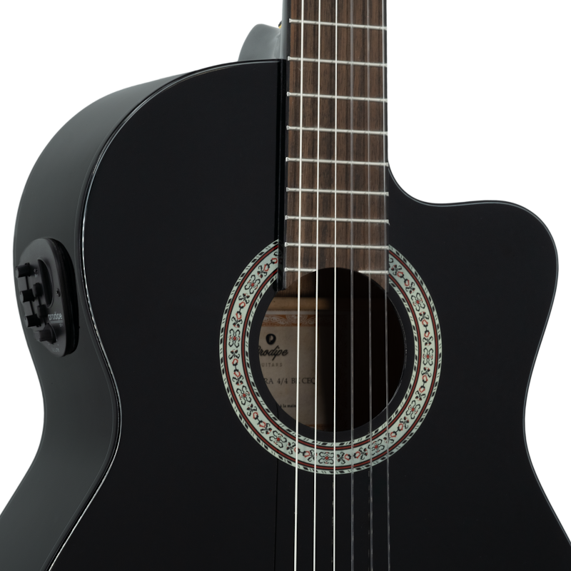 Prodipe JMFPRIMERA4/4CEQ | Chitarra classica narrowed, nera