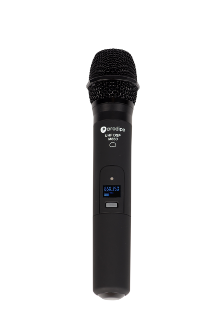 Prodipe PROUHF850MIC | Microfono wireless palmare UHF, compatibile con body pack B210, 600-686MHz