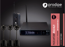 Prodipe PROUHFAL21SOLPAK | Sistema wireless per fisarmonica, con DSP, 1 body pack e tre microfoni per fisarmonica AL21