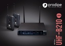 Prodipe PROUHFB210DUO | Sistema wireless UHF 2x50 frequenze, per microfoni della serie 21