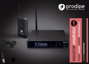 Prodipe PROUHFLAVASOLO | Sistema con microfono wireless professionale UHF 1x100 frequenze, con un microfono lavalier incluso