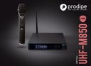 Prodipe PROUHFM850SOLO | Sistema con microfono wireless professionale UHF 1x100 frequenze, con un microfono palmare incluso