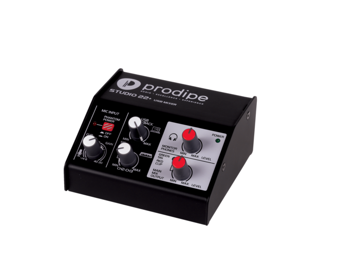 Prodipe STUDIO22+ | Interfaccia AUDIO USB 2-in (1 x combo), 2-out
