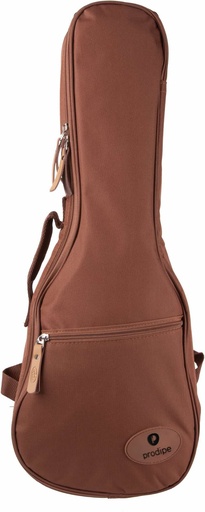 Prodipe JMFUKBG | Borsa imbottita per ukulele, 12mm, marrone