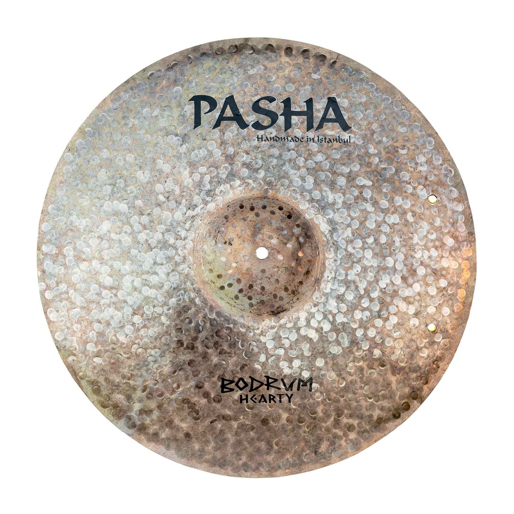 Crash ride Pasha Bodrum Hearty 19'' con rivetti Piatto batteria